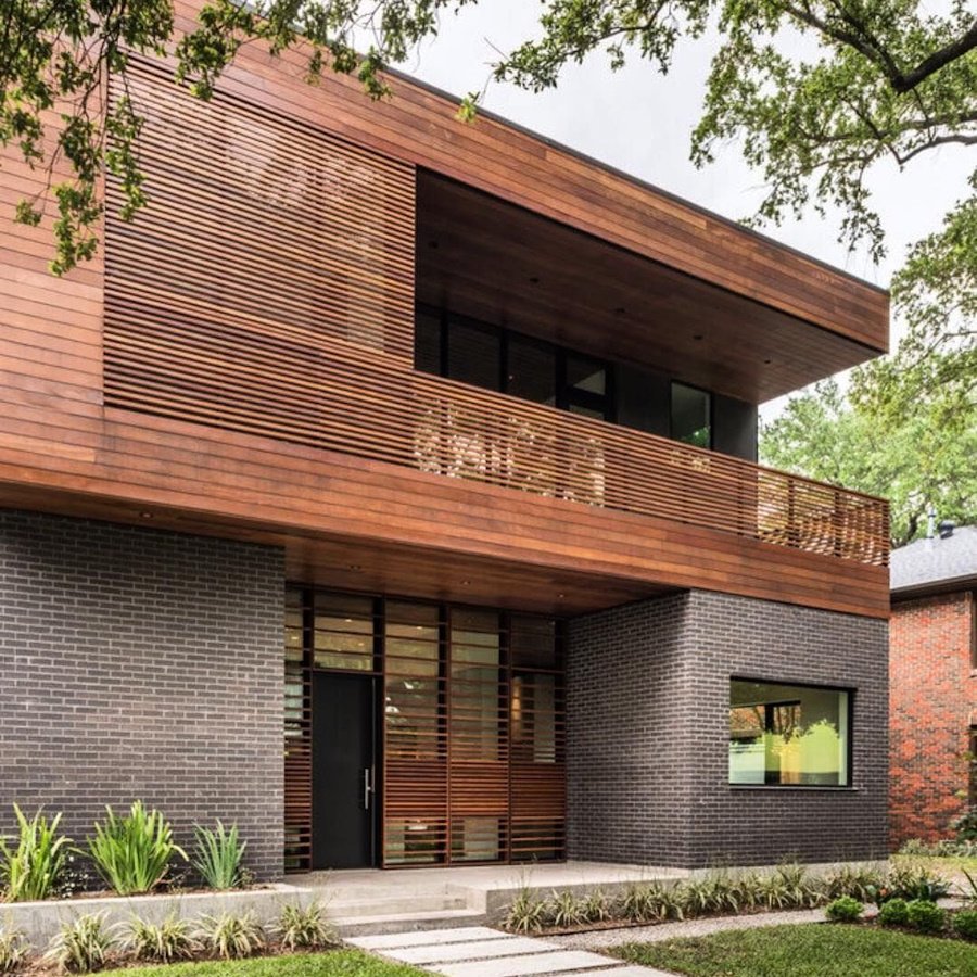 Фасад в современном стиле