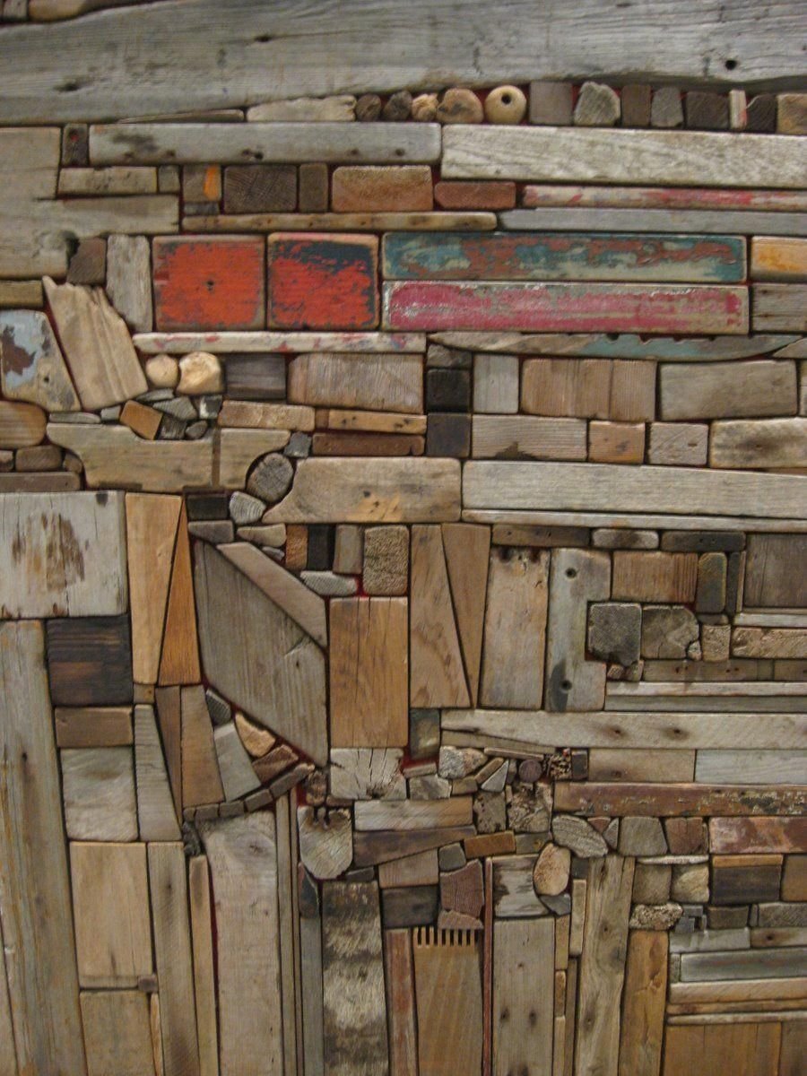 Панно из деревянных отходов