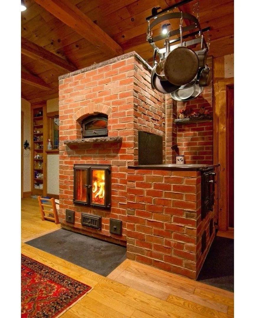 Дровяная печь шведка