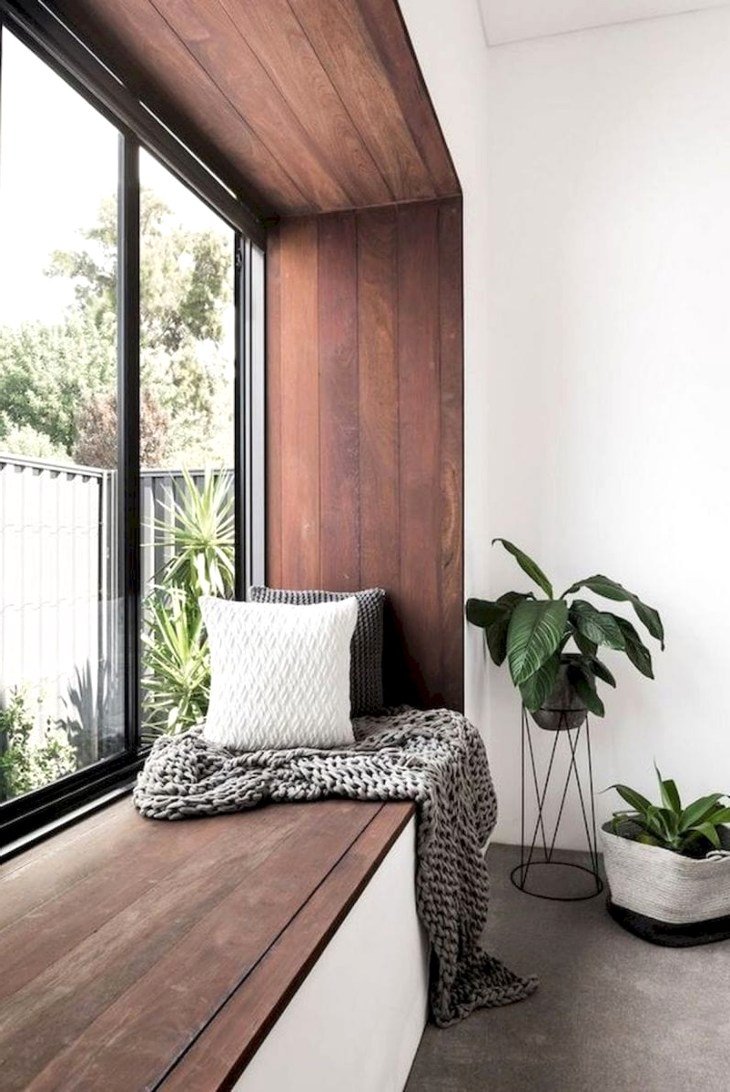 Окна под дерево в интерьере