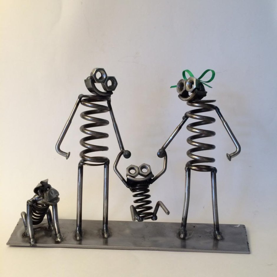 Человечки из металла для интерьера