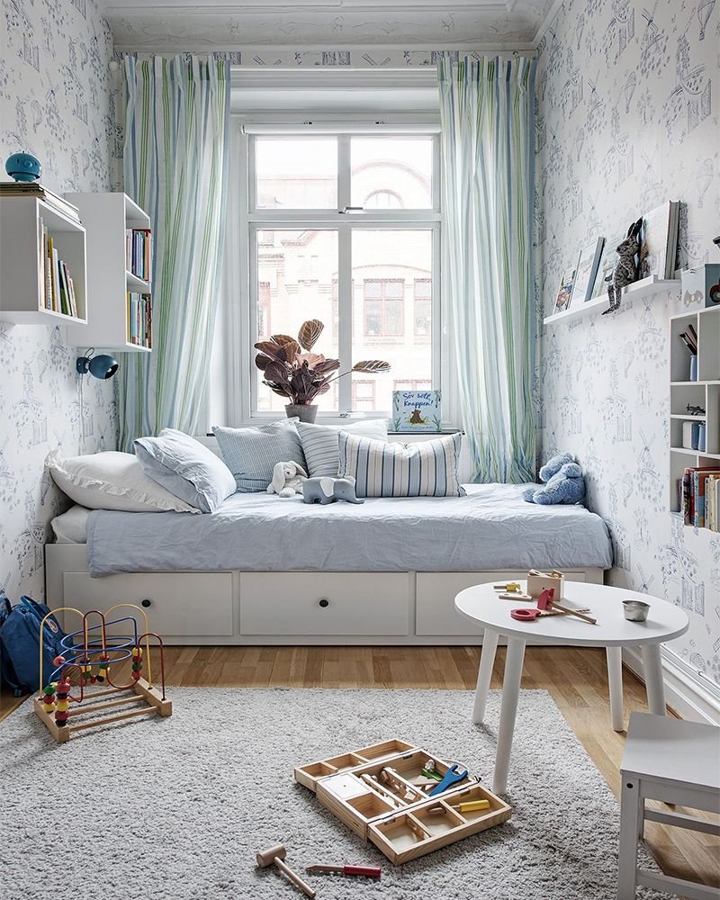 Детская комната 8 кв м икеа