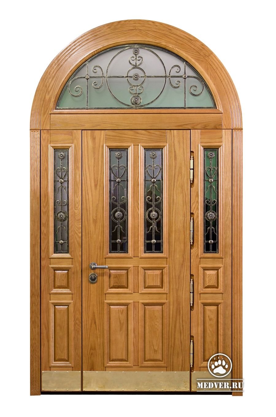 Входные двери с аркой