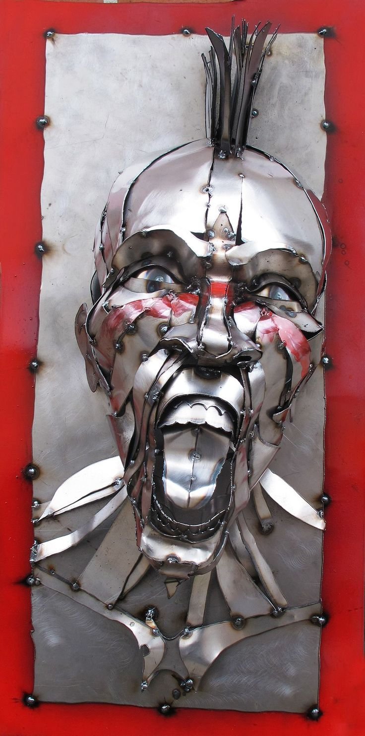 Картина из металла