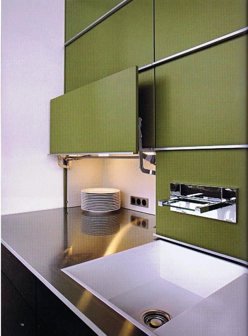 Механизм трансформации фартука на кухне дизайн