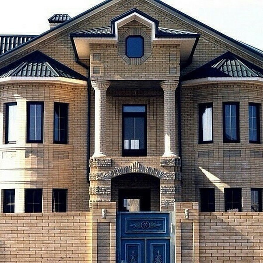 Фасад из облицовочного кирпича