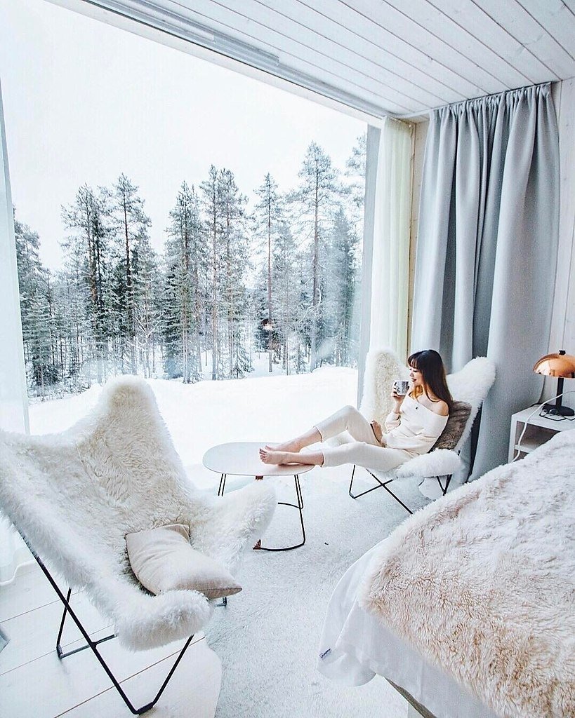 Комната в зимнем стиле