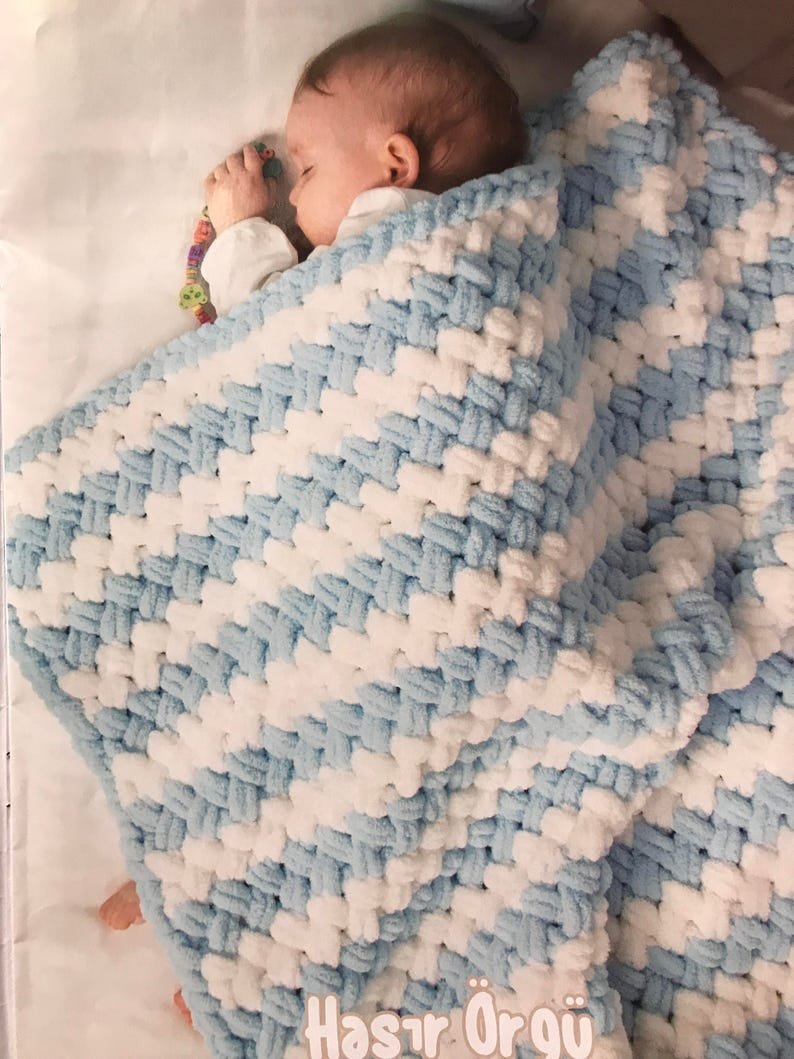 Пряжа Ализе Пуффи плед