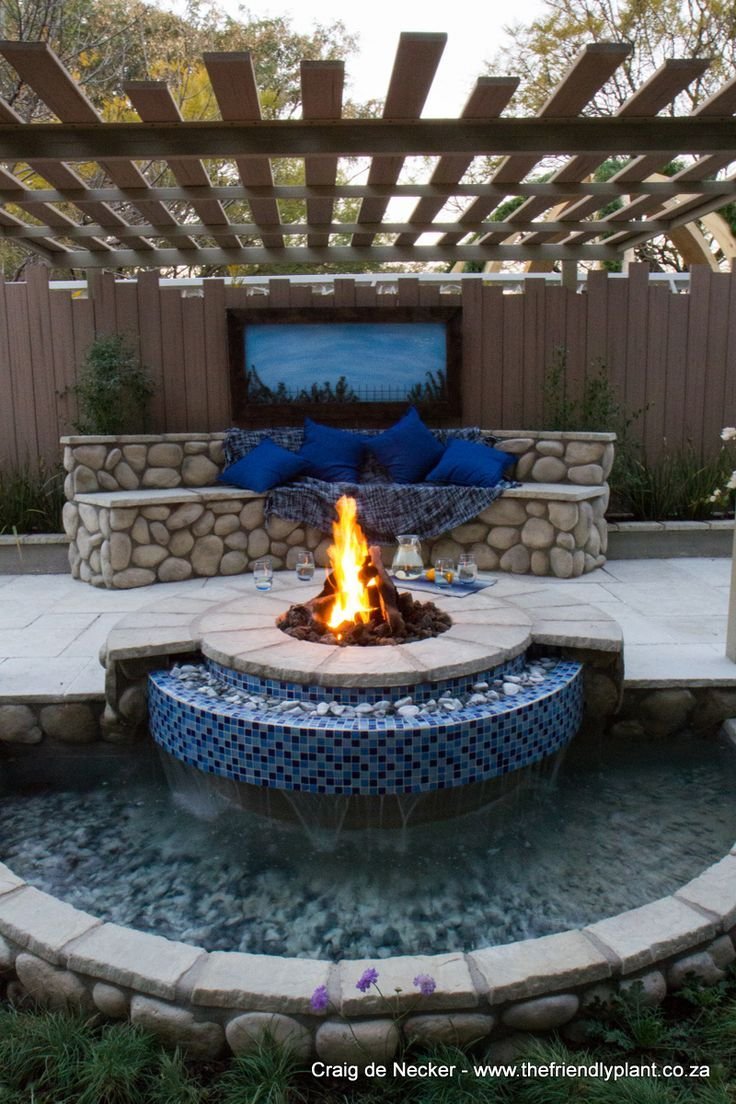 Беседка с очагом