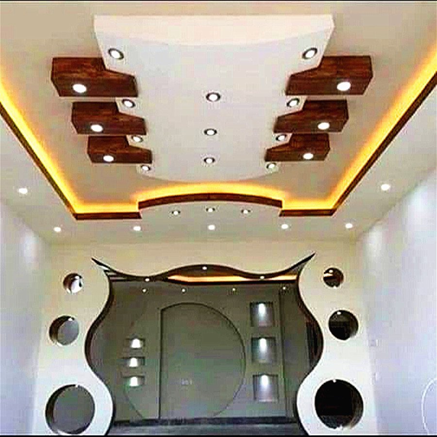 Фигурный потолок для комнаты