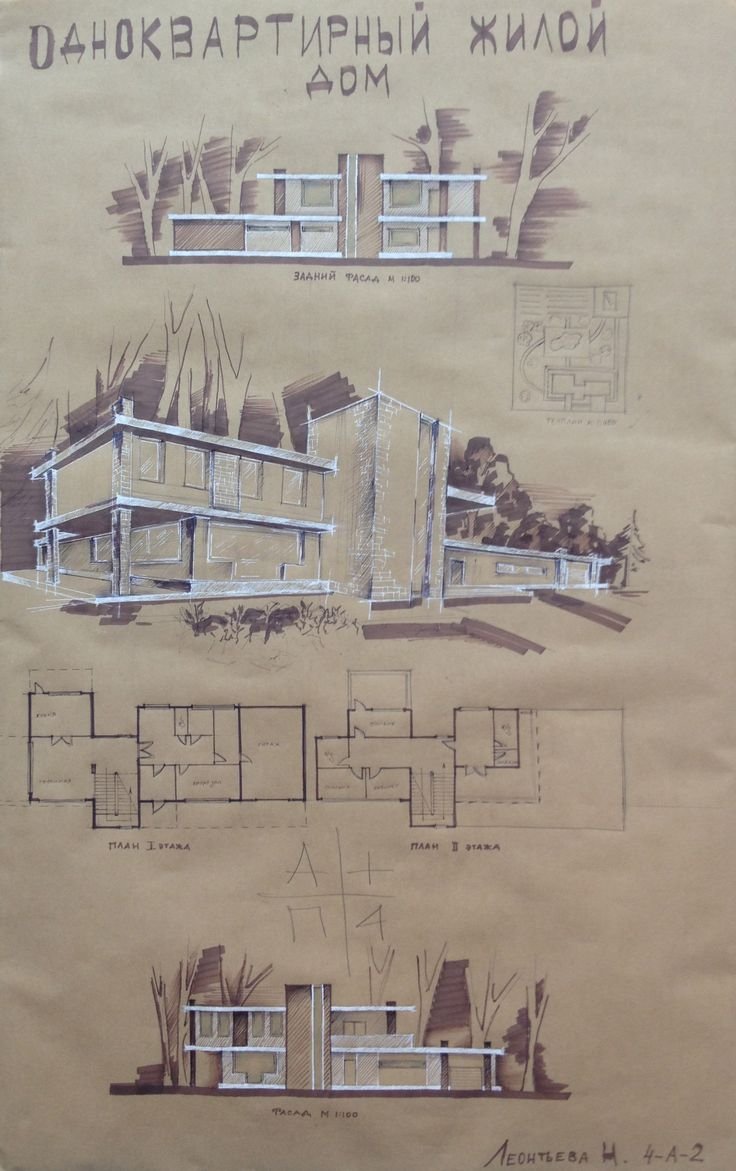 Архитектурная клаузура домик