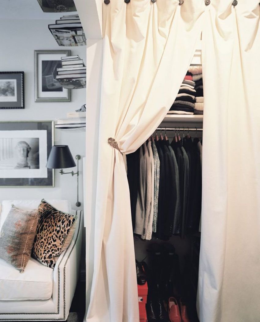 Гардеробная со шторкой