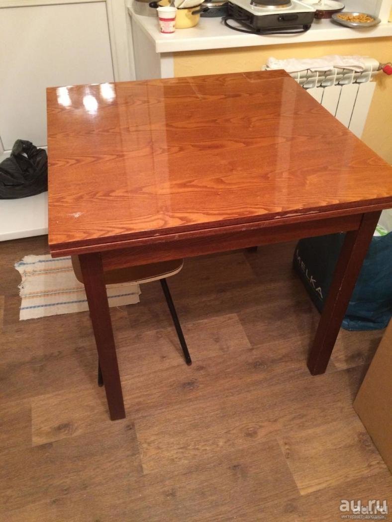 Стол полированный раскладной