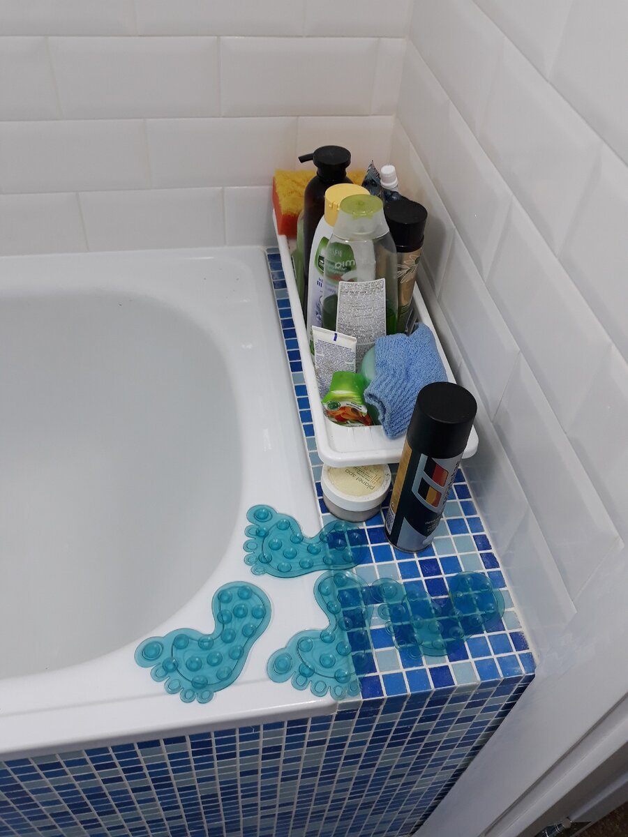 Фартук из плитки в ванной над раковиной