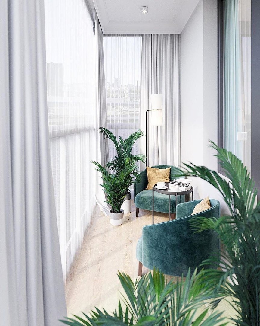 Зеленый балкон