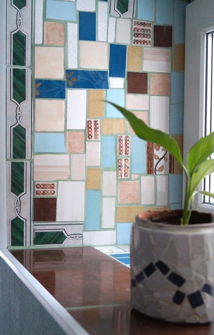 Мозаика из битой плитки