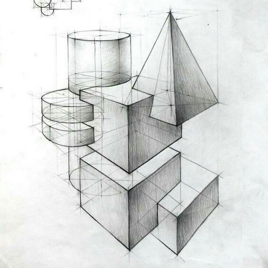 Композиция из геометрических тел МАРХИ