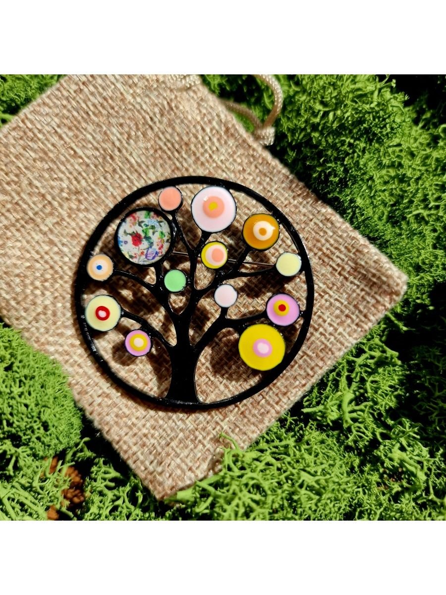 Металлическое дерево для замочков