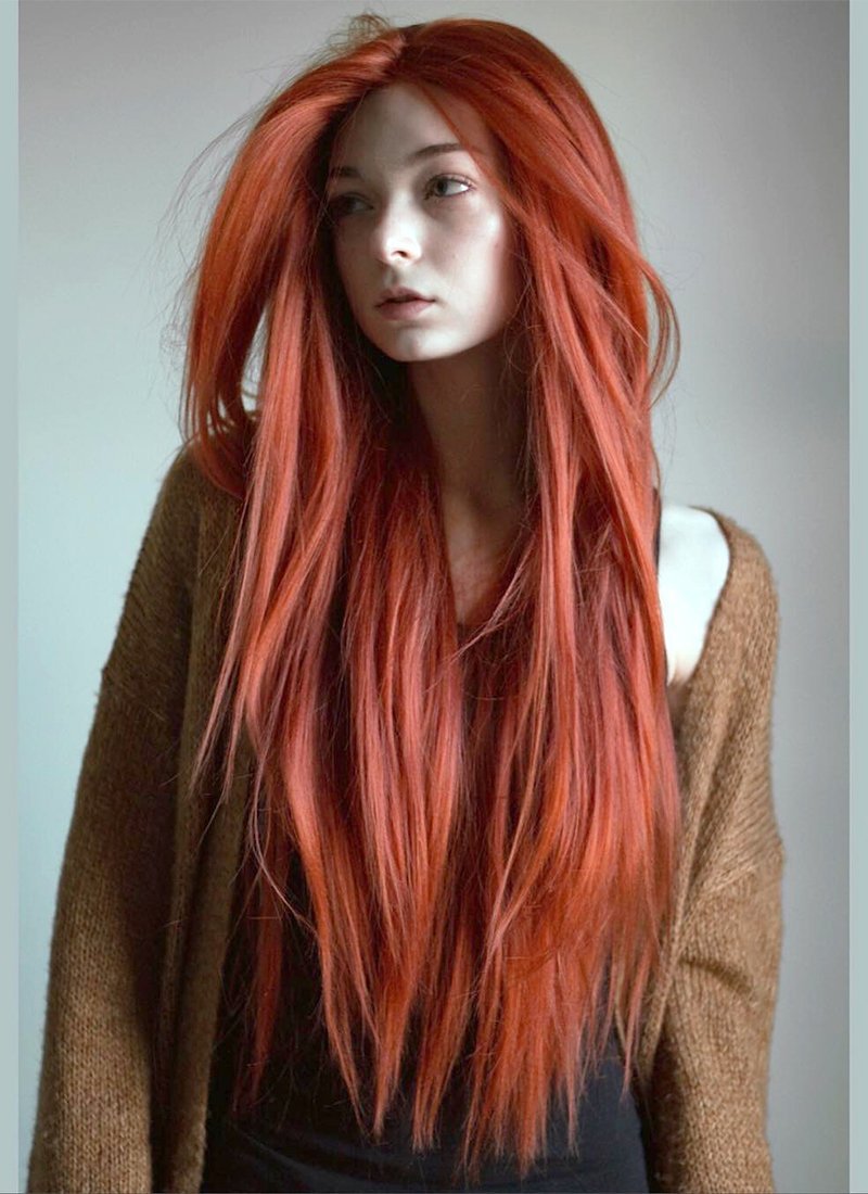 Рыжие волосы необычные