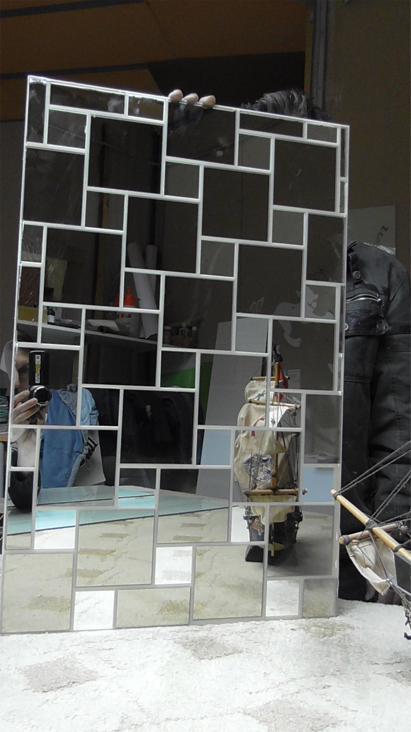 Мозаика с зеркальными элементами