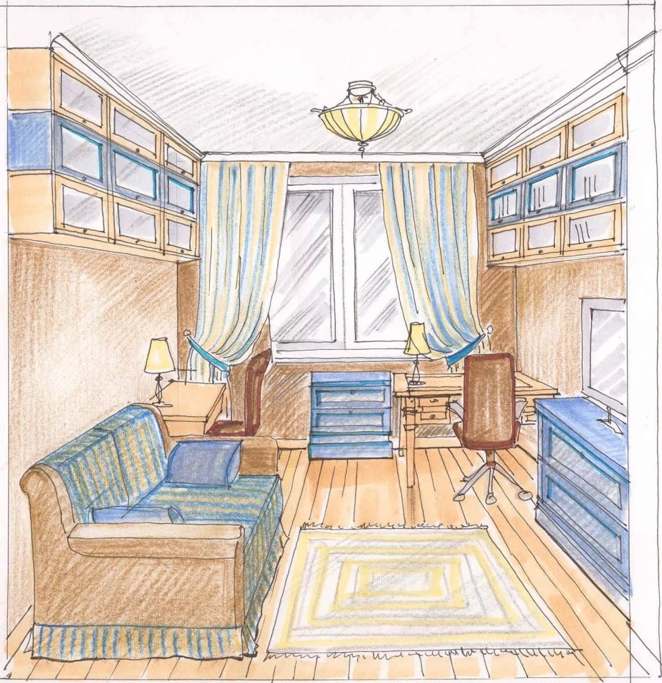 Рисунок комнаты