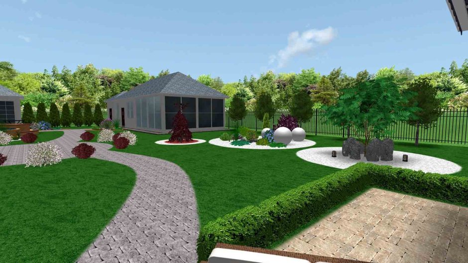 Визуализация участка