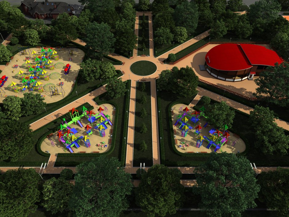 Благоустройство парковой зоны