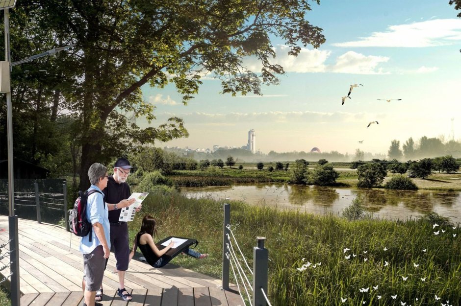 Благоустройство набережной в Строгино