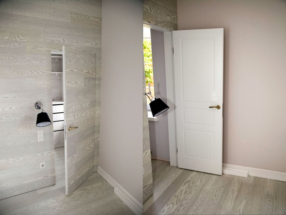 Двери под стену замаскированные