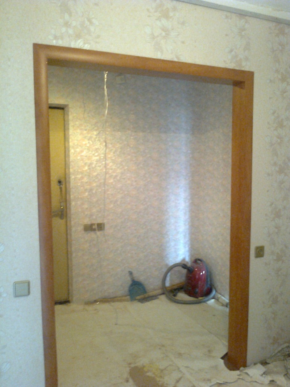 Отделка откосов проемов без дверей