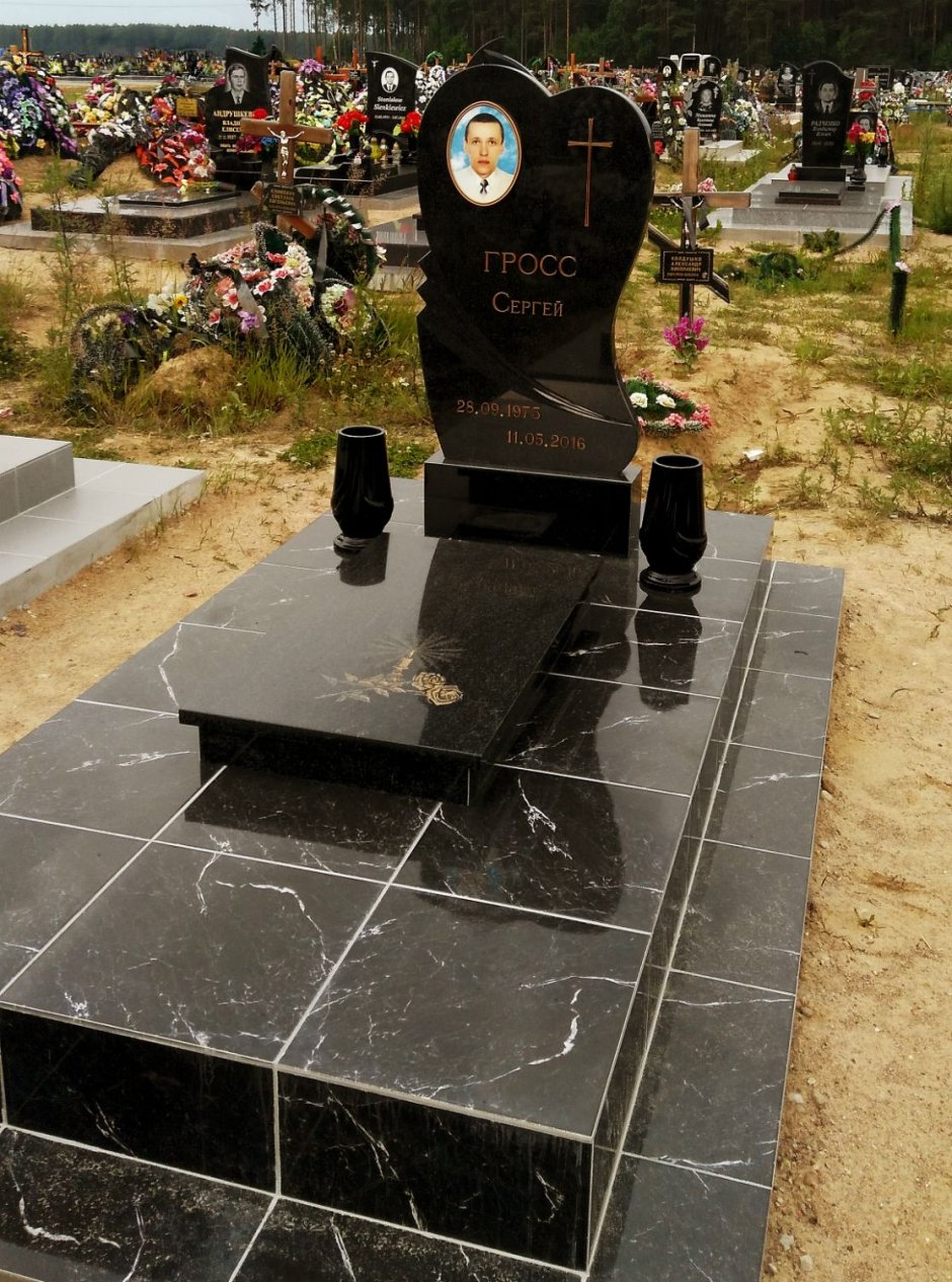 Плита гранитная 100х50 Могильная