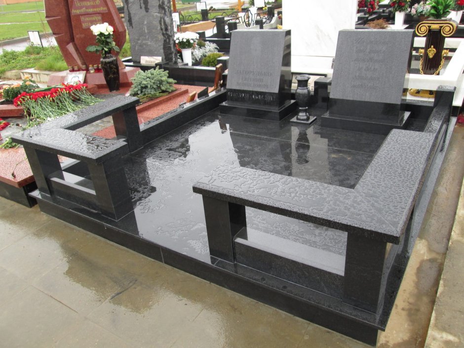 Благоустройство захоронений Дымовский гранит