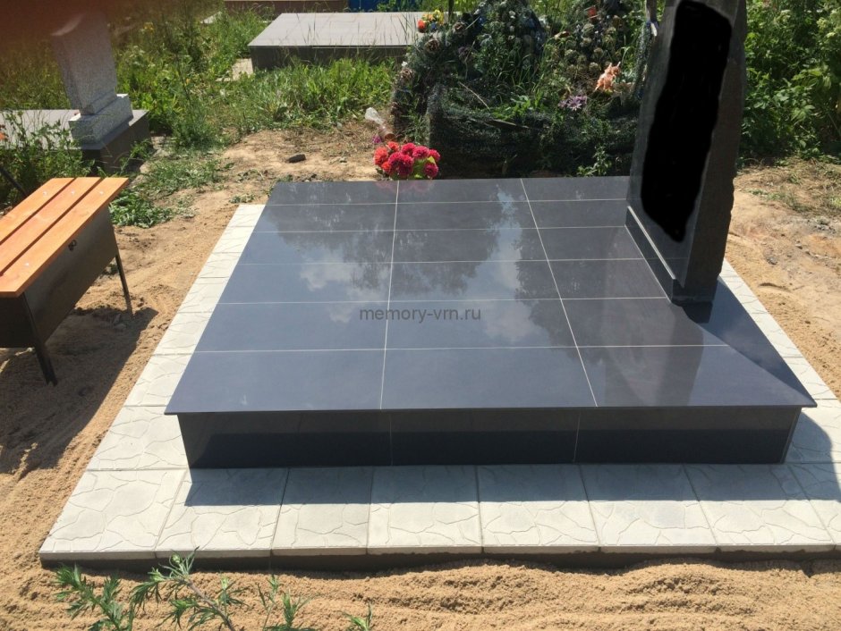 Тротуарная плитка на могилу