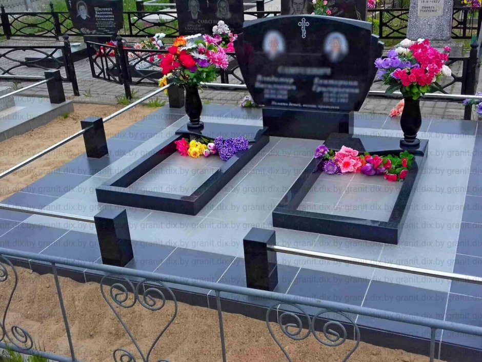 Благоустройство могил фото
