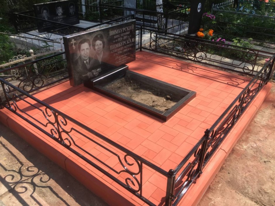 Тротуарная плитка на могилу