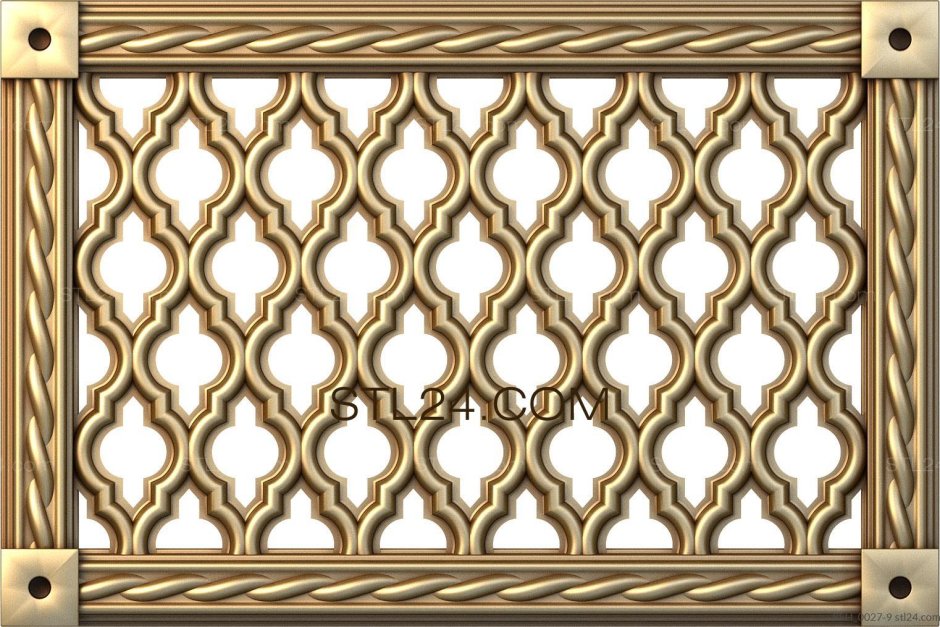 Декоративная решетка для ЧПУ СТЛ