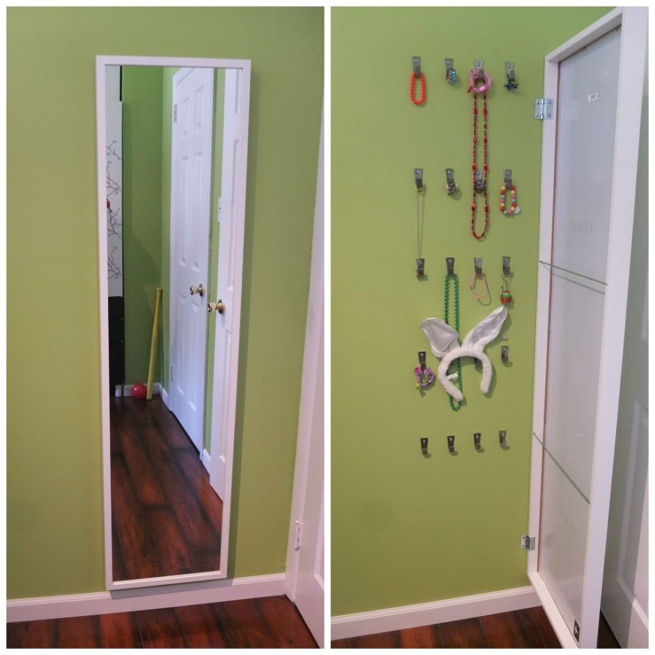 Икеа зеркало в прихожую на петлях