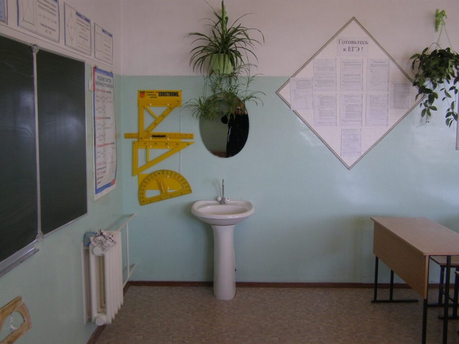 Санитарно гигиеническая зона в классе