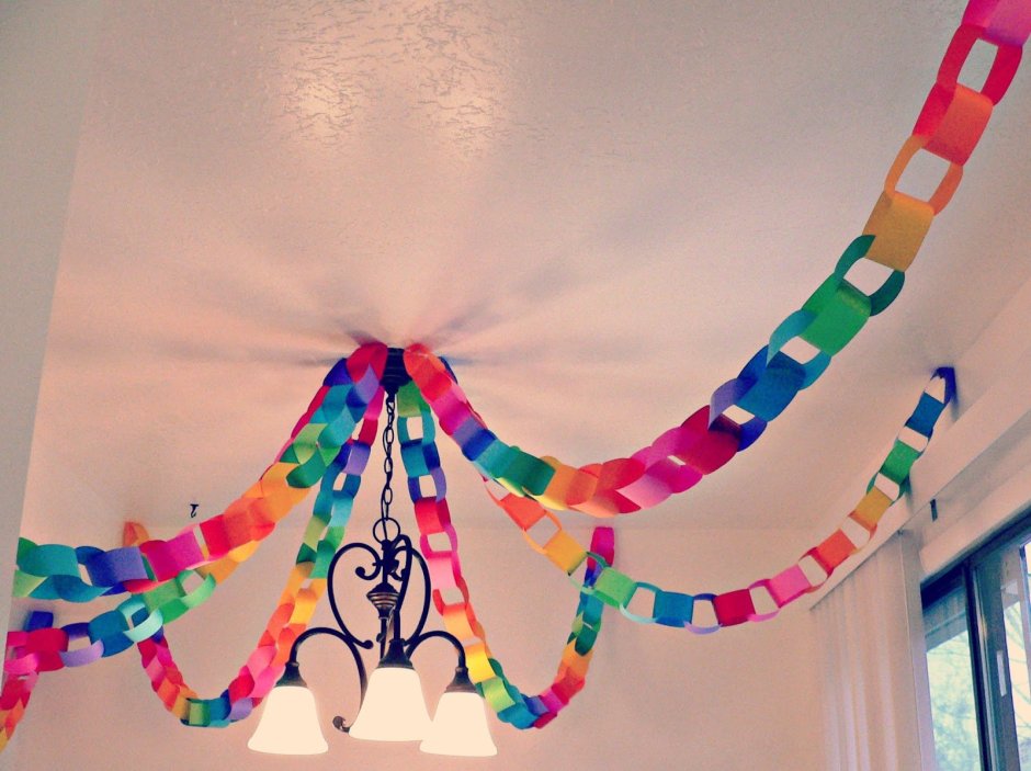 Гирлянда из бумаги