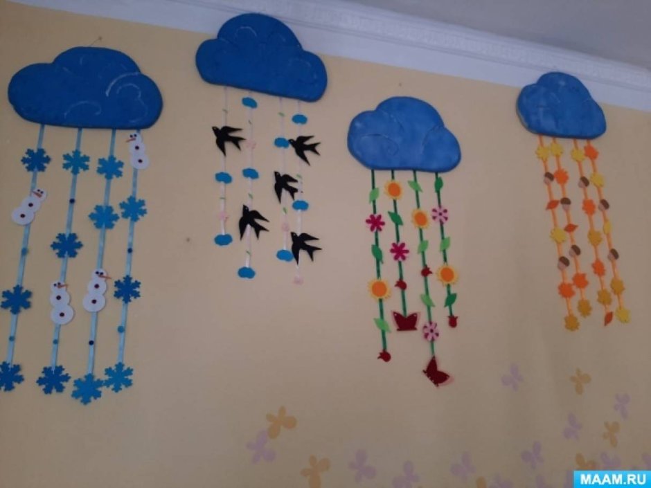 Украшение группы в детском саду