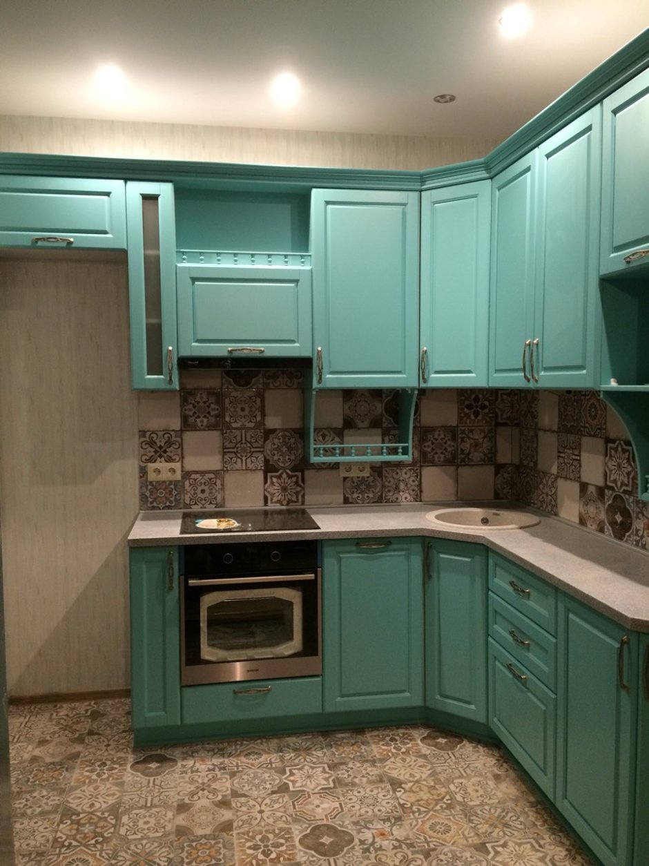 Кухня Прованс изумруд касторама