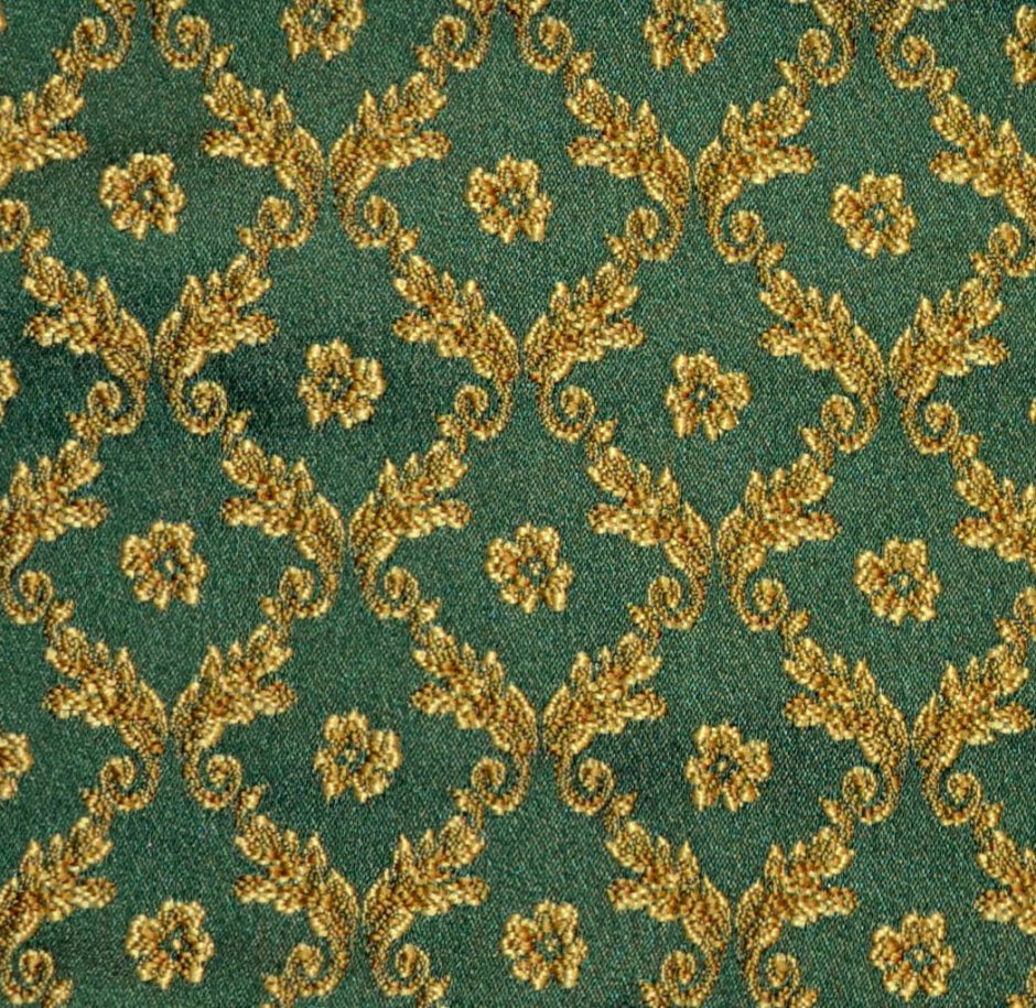 Золотистая ткань с узором