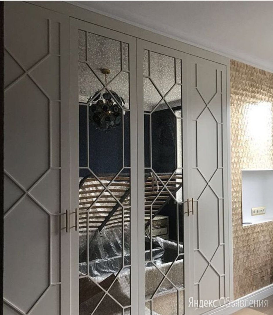 Шкаф- купе Фиеста (зеркало с фацетом)