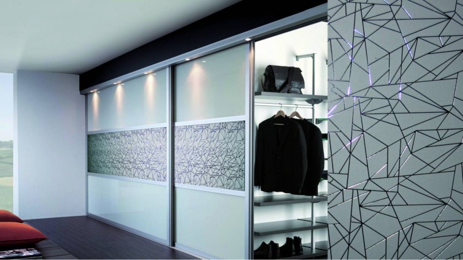 Декоративные стекла для шкафов купе