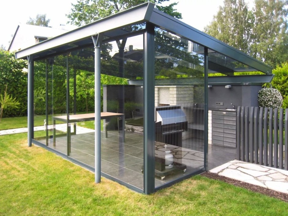 Беседки из металлоконструкций