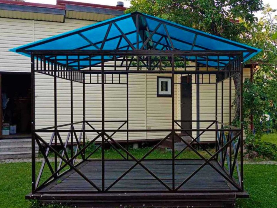 Беседка Дачная 2х2 металл
