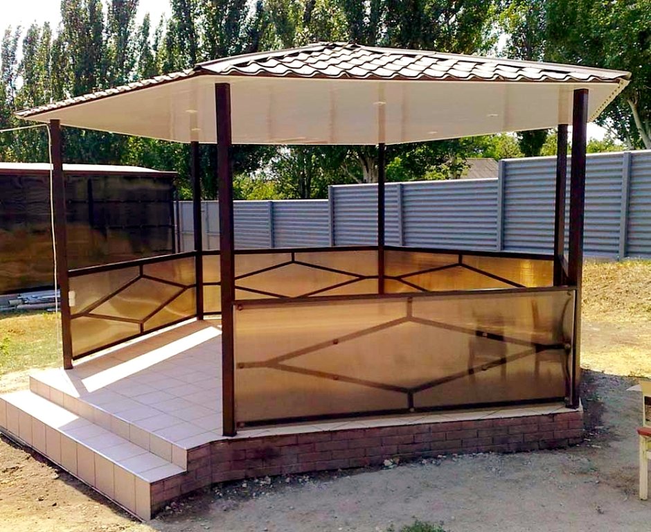 Беседка металлическая