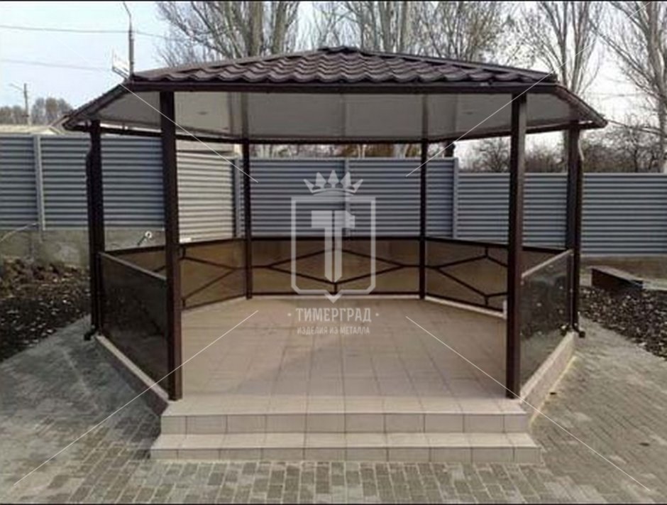 Беседка металлическая