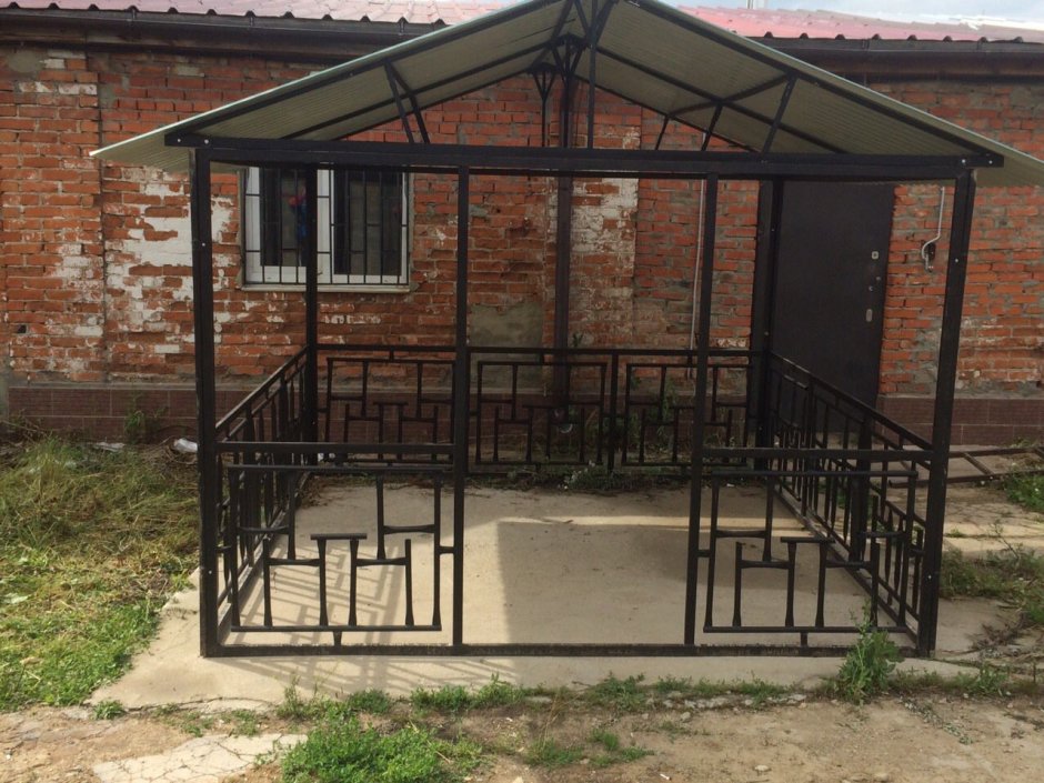 Беседка из металла