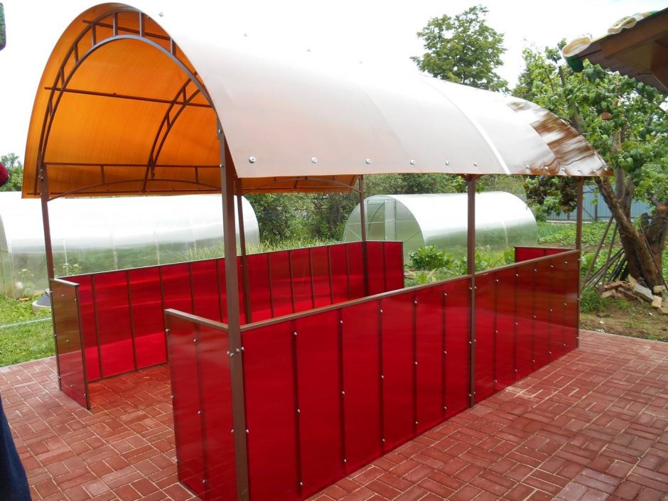 Беседка поликарбонат
